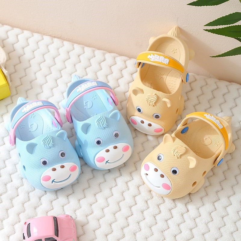 LittleAaron HELLO MOO PAO2 Sandal Anak Laki Laki Perempuan Bahan Karet Model Lucu 0-5 Tahun Import Sport Termurah Sendal Bayi Anak Cewek Cowok