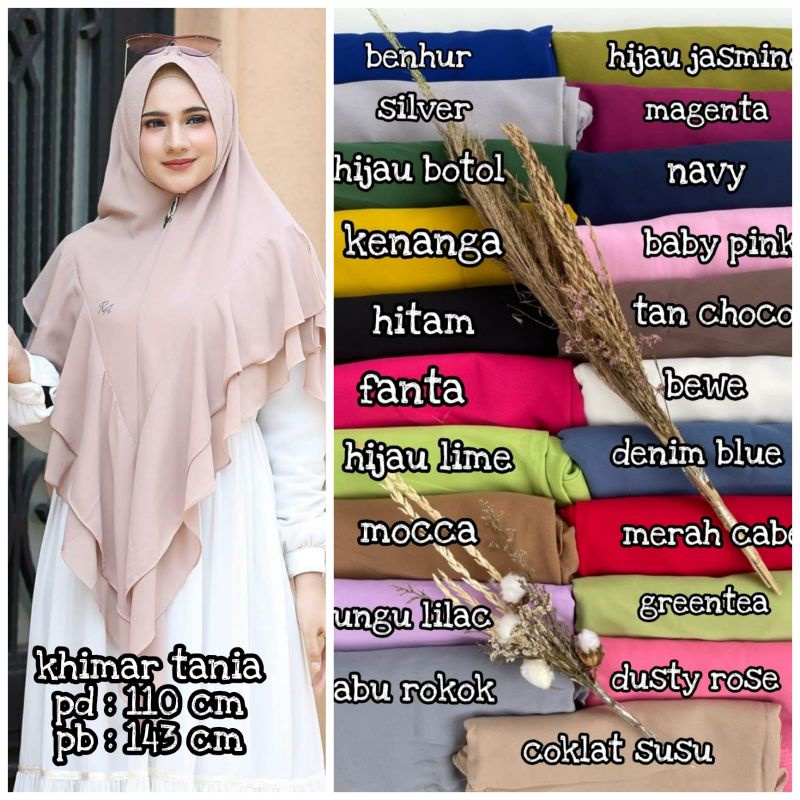 KHIMAR TANIA BY RA | ORIGINAL / rizkyananda