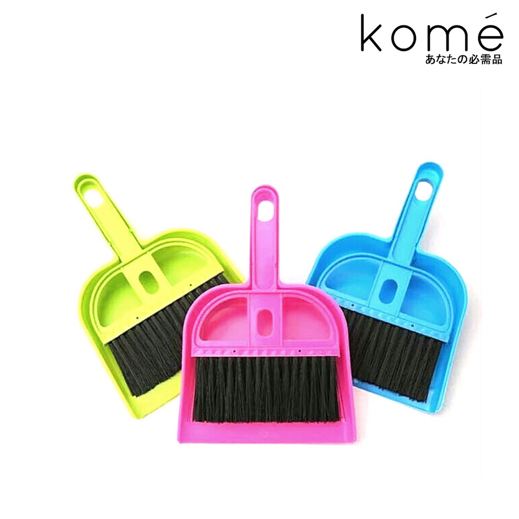 Sapu Pengki Set / Sapu dan Pengki Mini Set / Mini Dustpan / Sapu Kecil dan Pengki Kecil Warna-Warni