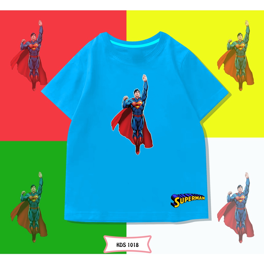 KAOS ANAK LAKI-LAKI SUPERMAN FLY COTTON 24S