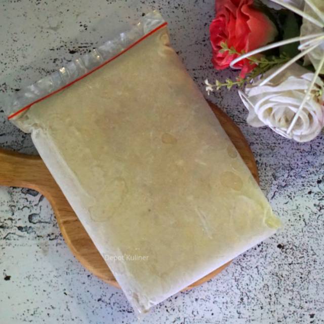 Daging Durian Kupas Isi Durian Beku Frozen  Tanpa Biji 1 Kg