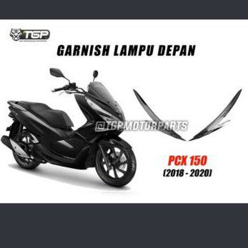 GARNISH LIS LAMPU DEPAN HONDA PCX LOKAL