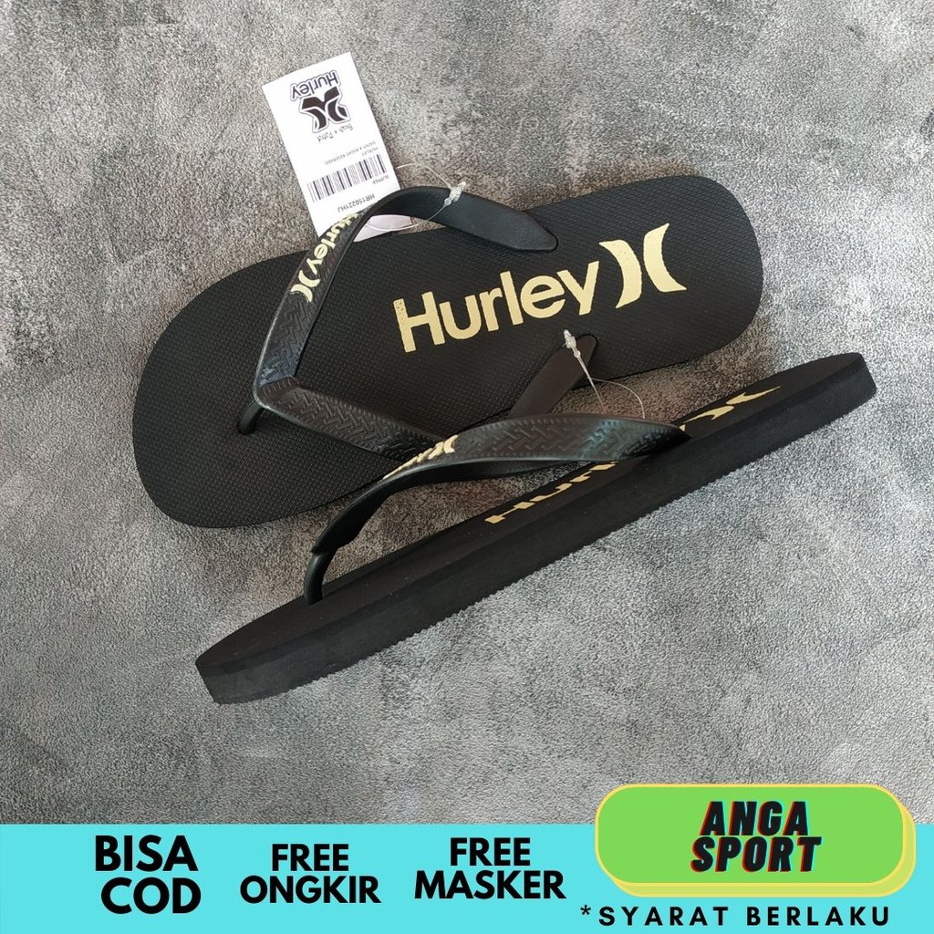 SANDAL JEPIT PRIA HURLEY / SENDAL COWOK JEPIT DISTRO KEREN / SANDAL KASUAL KEKINIAN PREMIUM