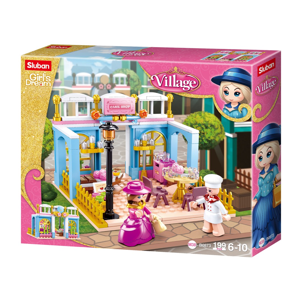 Mainan Balok Sluban Bakery Girls Dream M38-B0873 Toko Roti Mainan Anak Perempuan Belofty Toys