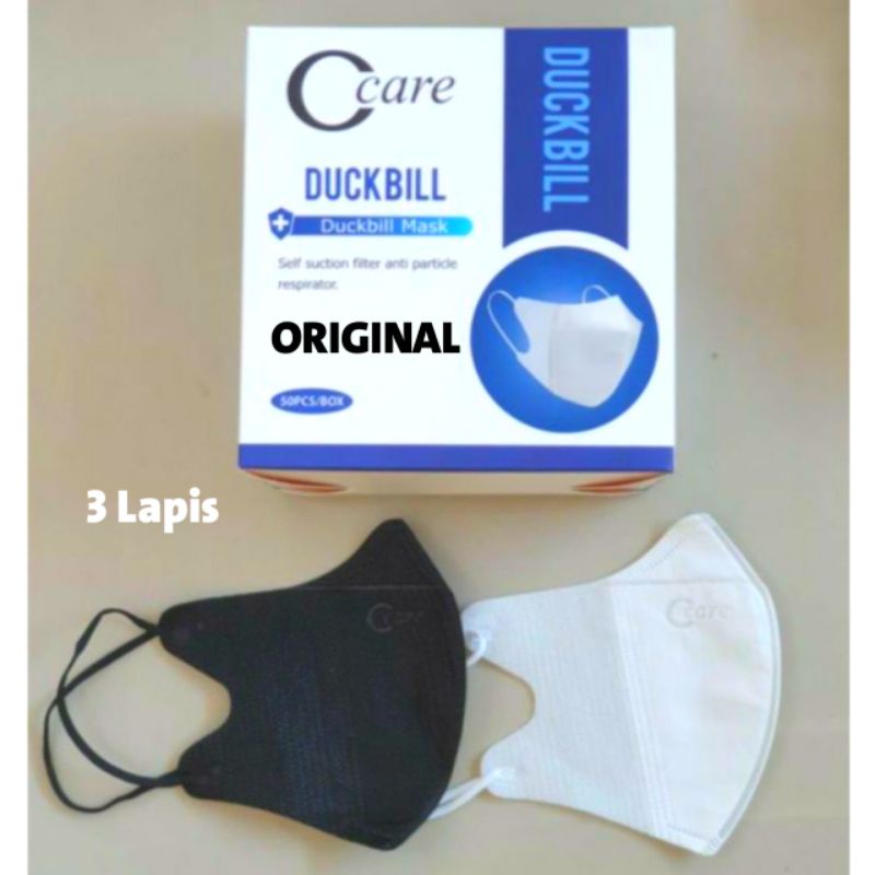 Masker Duckbill C Care 3 ply Masker Earloop 3 Lapis Masker Dewasa Yang bagusnya