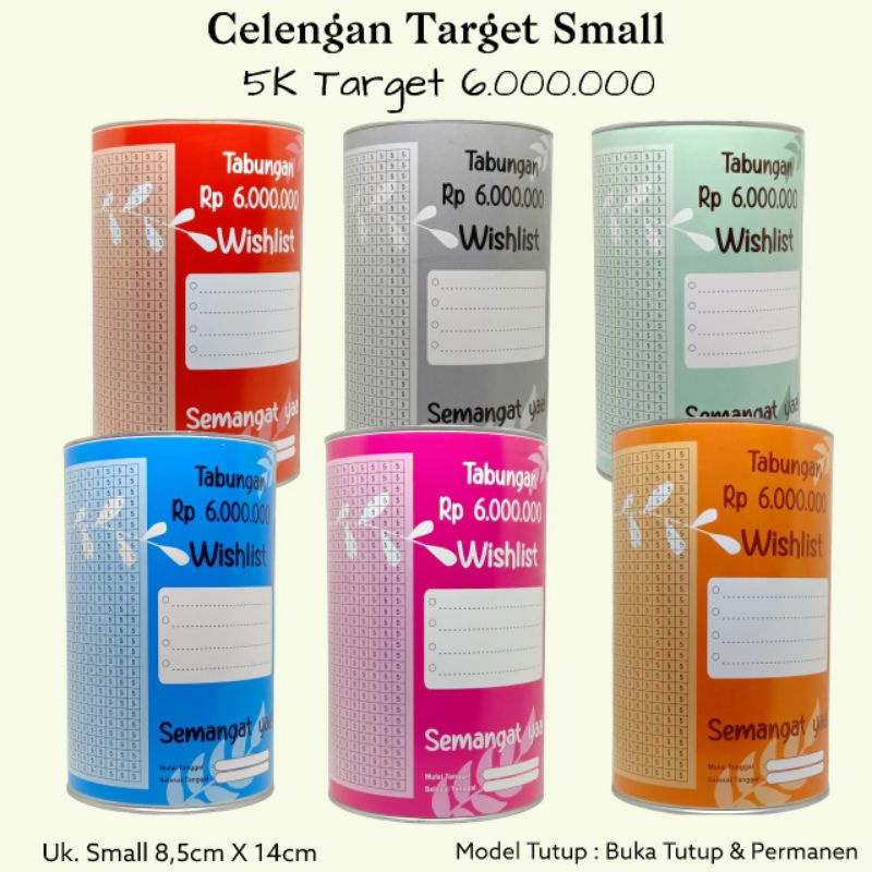 Celengan Target Murah BukaTutup Celengan Target Permanen Celengan Tabungan Target Celengan Anak-6