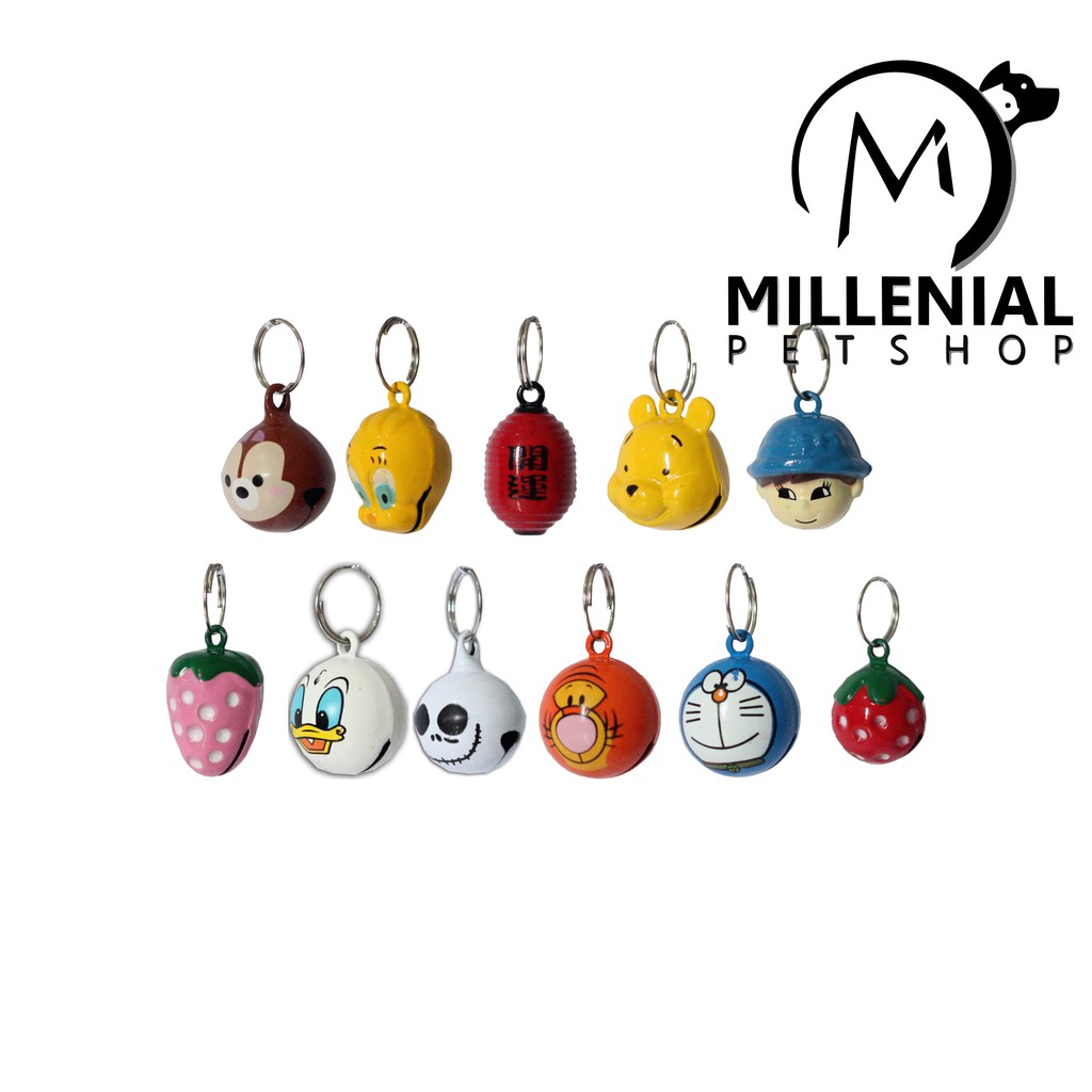 Kalung Kucing Anjing Bell Karakter