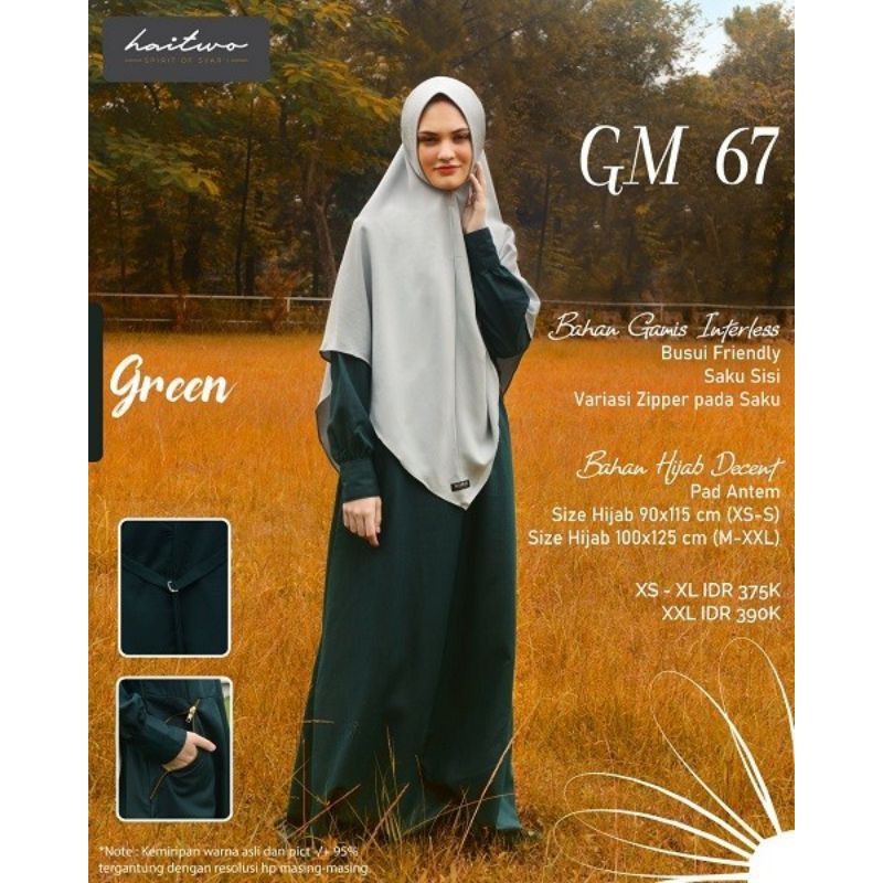 BISA COD - GAMIS HAITWO GM 067 HAIHAI FASHION MUSLIM