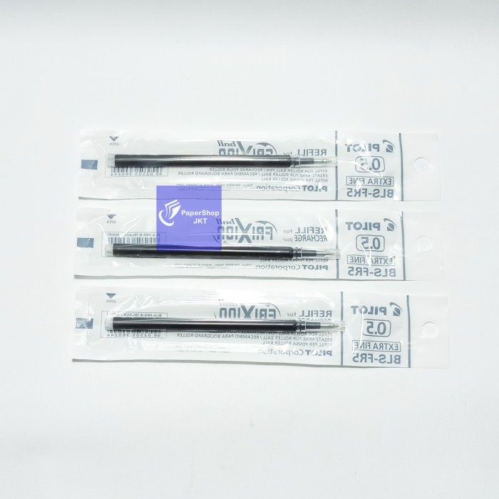 

MURAH GROSIR!!! Refill Isi Pulpen Frixion Pilot 0.5 HITAM