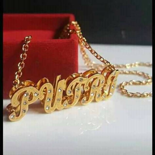 

kalung nama 3 dimensi atau nama dobel grafir