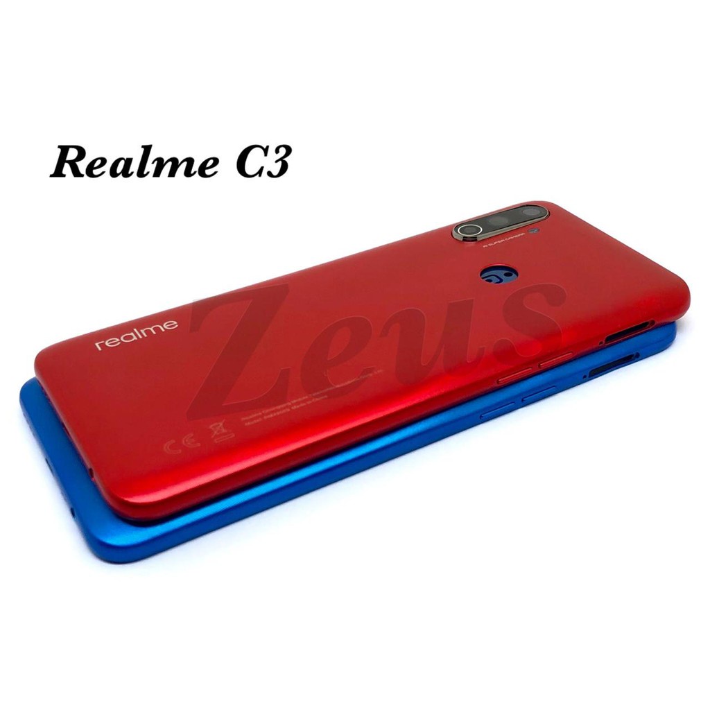 BACKDOOR - BACK CASING FOR REALME C3 - TUTUPAN BATERAI - HOUSING