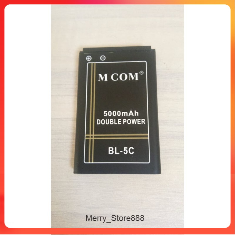 Batere Battery Batre Baterai Mcom Nokia BL-5C BL5C BL 5C BL-5CA BL5CA BL 5CA BL-5CB BL5CB BL 5CB