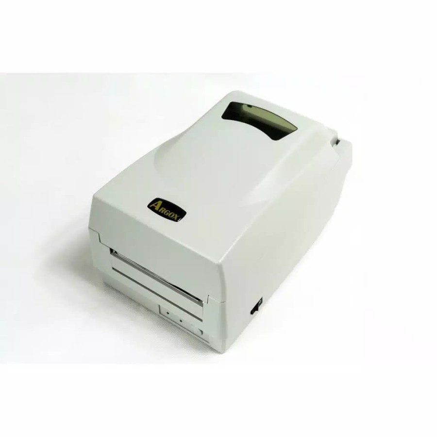Printer Barcode Label Thermal ARGOX OS214 / OS 214 / OS-214 Ukuran 110MM A6 Koneksi USB Transfer / Direct Resi Label Harga Semicoated Ribbon Wax Resin Yupo