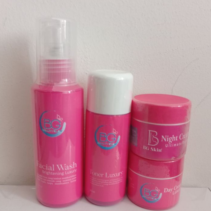 BEAUTY GLOW SKINCARE BG SKIN PAKET ULTIMATE FLEK PARAH/ RINGAN