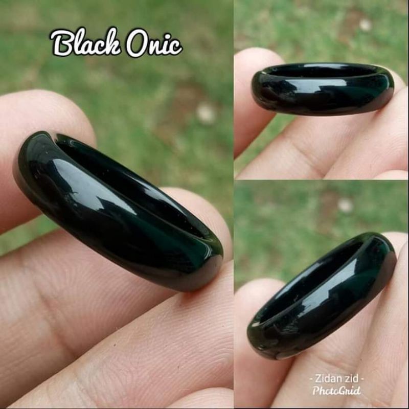 ( NEW ) Cincin batu Black onyx
