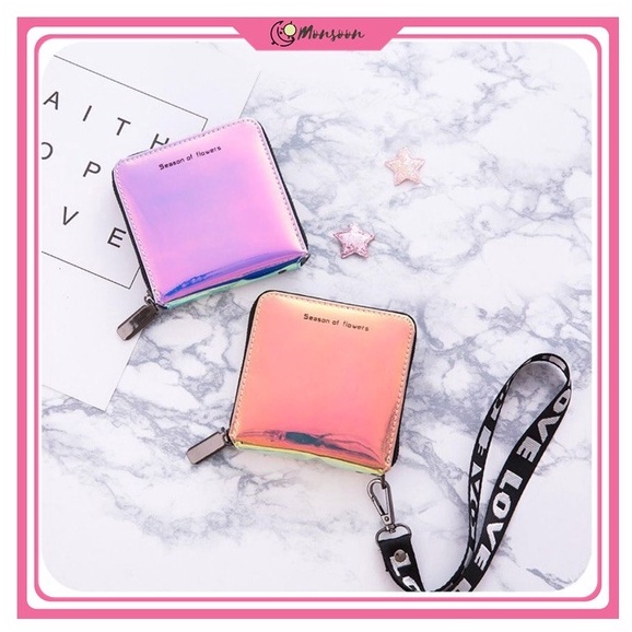 Monsoon - D1108 DOMPET LADY GAGA BISA BAYAR COD Dompet Lipat Mini Lucu Morymony / Dompet Wanita Berk