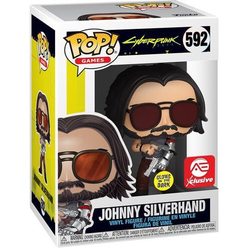Funko Pop Cyberpunk JOHNNY SILVERHAND AE EXCLUSIVE GITD