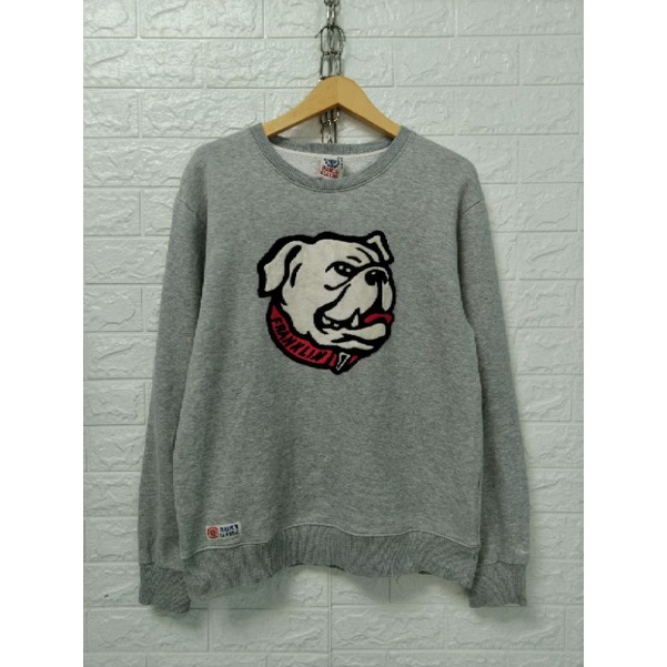 CREWNECK FRANKLIN & MARSHALL BULDOG SECOND ORIGINAL
