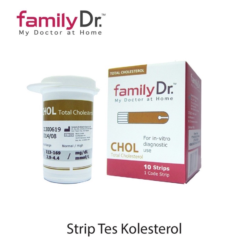 strip Family Dr cholesterol / kolesterol isi 10