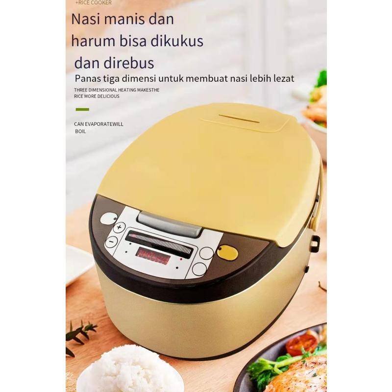 2L Smart Multifungsi Rice Cooker Penanak Nasi Digital Lapisan