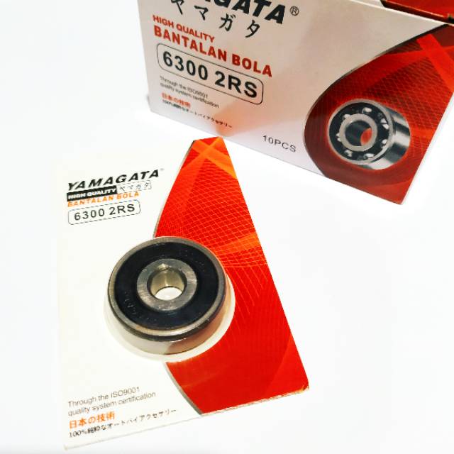 Bearing roda depan 6300 2 RS yamagata