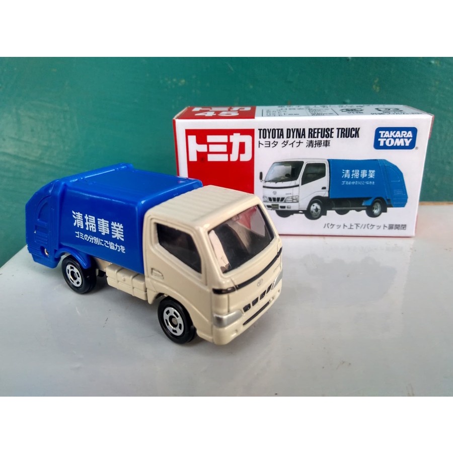 Tomica No 45 Toyota Dyna Refuse truck diecast miniatur mobil Harga Murah