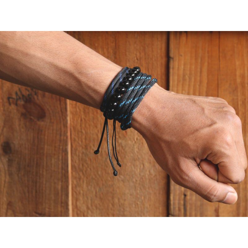 Gelang Paket Jangkar Hitam Biru