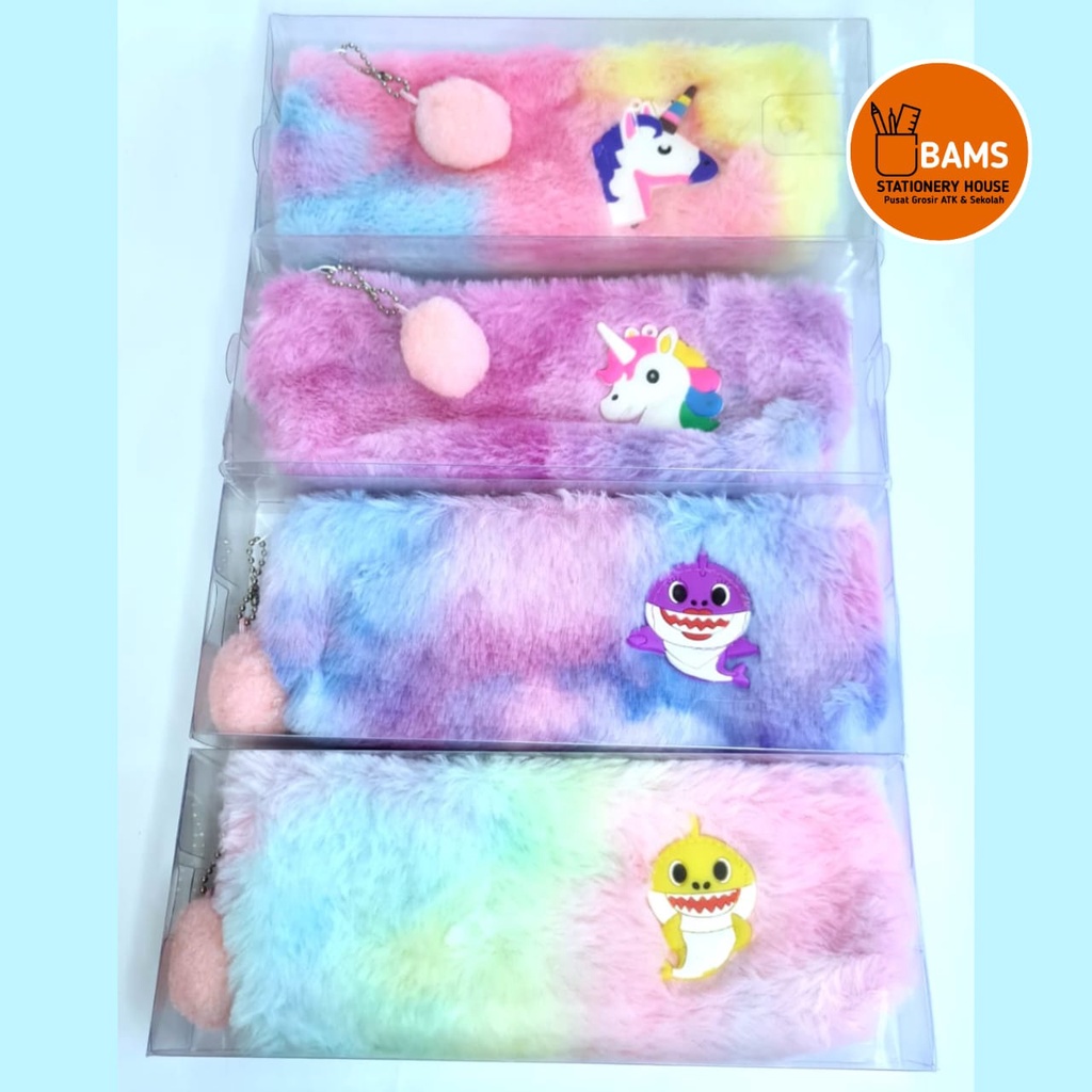 

Kotak Pensil Bulu / Pencil Case / Dompet Pensil Kotak Pensil Bulu / Tempat Pensil Lucu