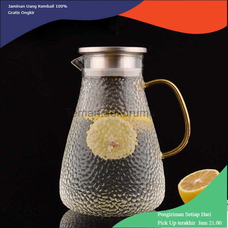 TD-DA1 BORREY Teko Pitcher Teh Chinese Teapot Borosilicate Glass - BR-271