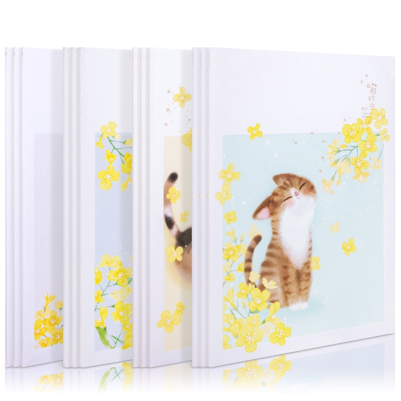 

Deli Buku Catatan Motif Kucing A4/A5/B5 40/60lembar Dijilid dengan jahitan mudah dibolak-balik FA440