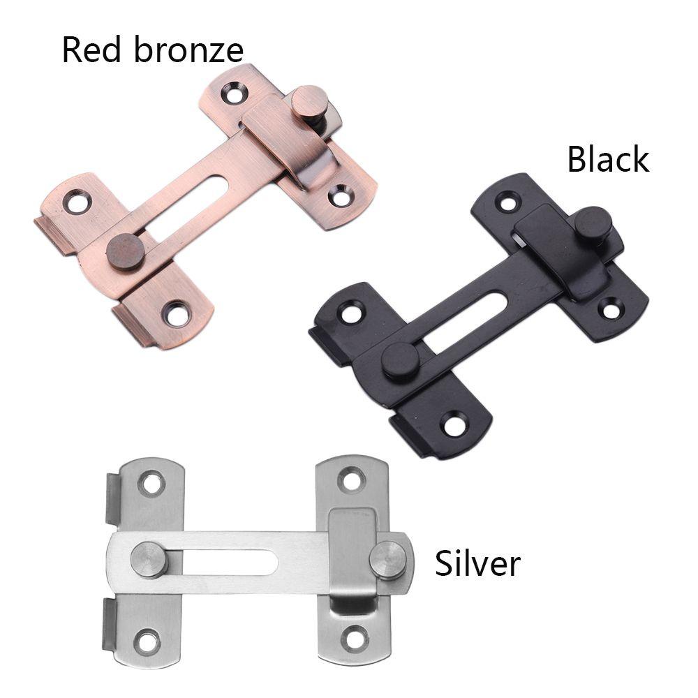 Nanas Pengait Engsel Sekrup Hardware Stainless Steel Silent Gate Buckle Pengaman Kabinet Catches