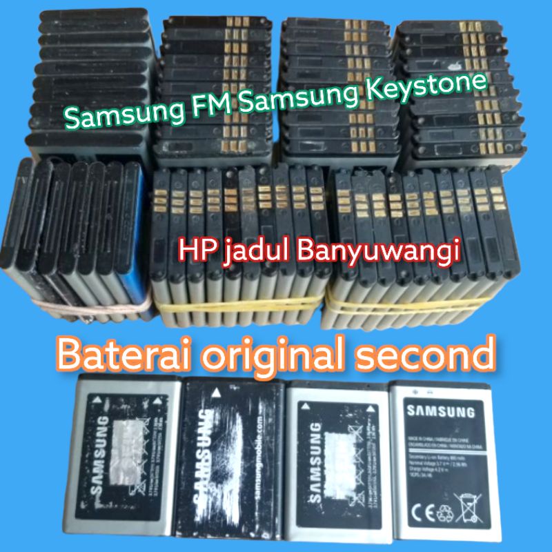 baterai Samsung lipat Samsung FM Samsung Keystone second original ori copotan HP