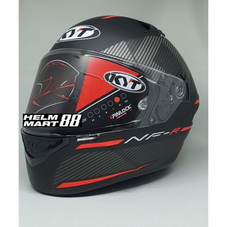 KYT NFR Logos Helm KYT FullFace NF-R Black Matte Helm KYT NFR | Shopee