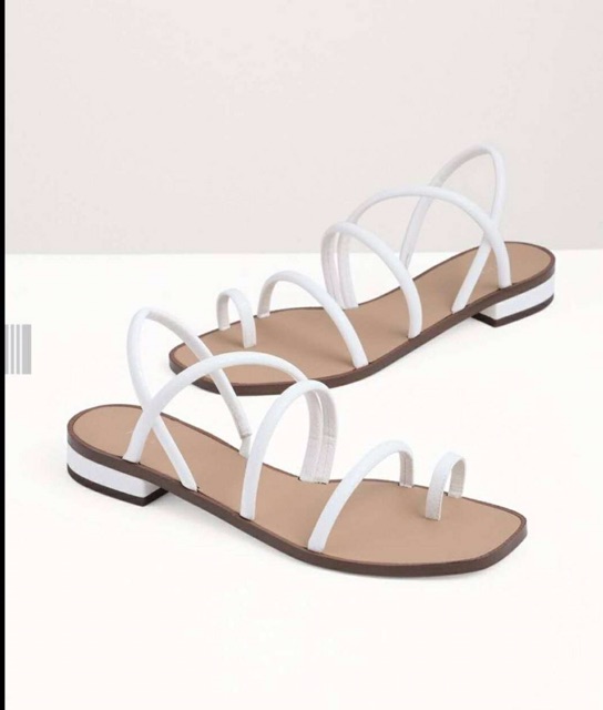 SANDAL WANITA | PDR PS017 STRAPPY FLAT  PREMIUM IMPORT