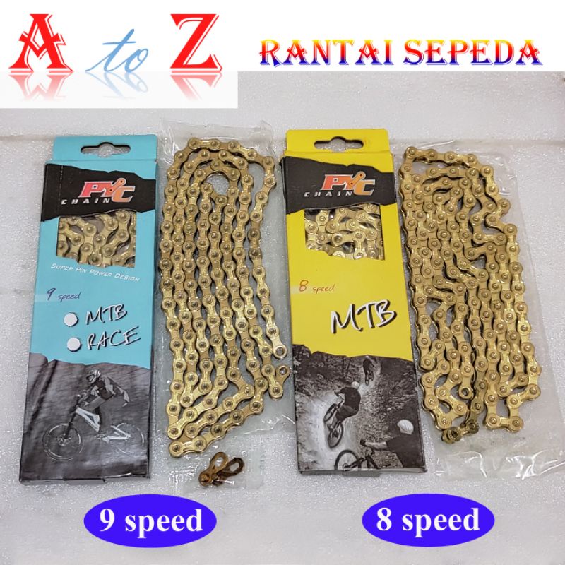rantai sepeda pyc chain/rantai 8speed, 9speed/pyc chain bicycle chain