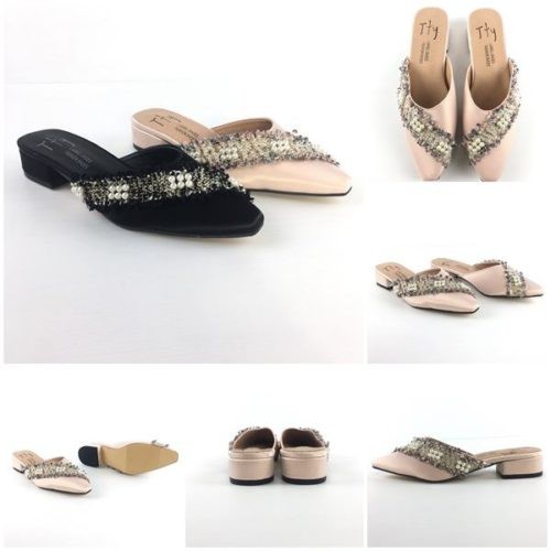 GI 906 (SZ 35-39) RISCE SEPATU FLAT IMPORT WANITA CEWEK PEREMPUAN JAKARTA