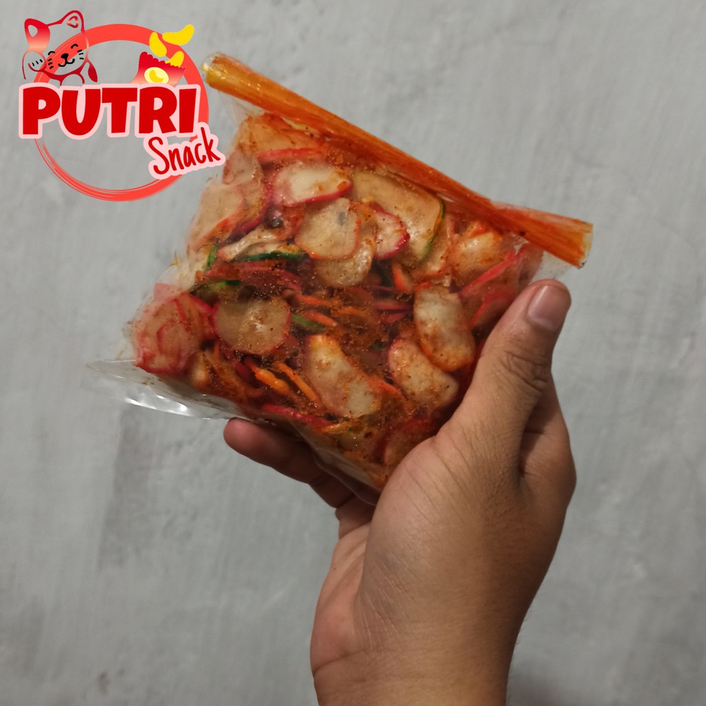 Keripik Seblak Kering WarWar Mini Bawang 100gr