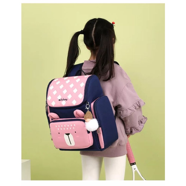 Qisswa_Ransel Sekolah Anak SD Ransel Anak Perempuan Dan Laki-laki DESIGN TERBARU