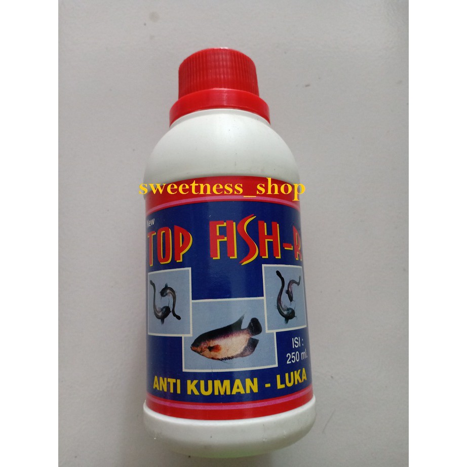 Jual Obat Jamur Ikan Anti Bakteri Luka Infeksi Top Fish Red Shopee