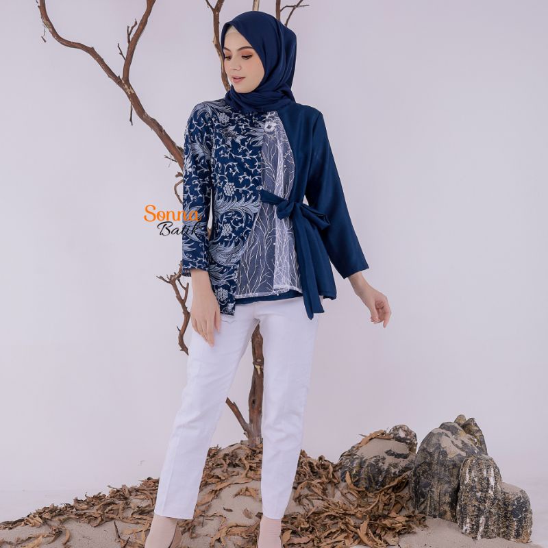 Terlaris SERUT GENES JELITA TUNIC NAVBOR YELBOR WHITBOR CREAMBOR TUNIK BATIK UNGGUL JAYA BUSUI