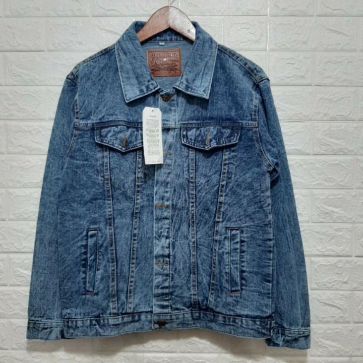 JAKET JEANS JAKET JEANS SANDWASH BLACK [KZ. 739406]