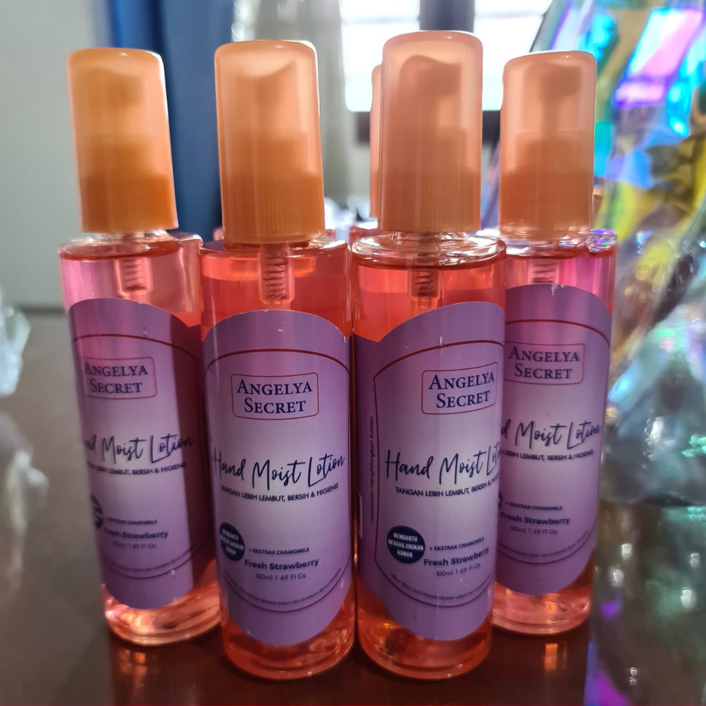 Angelya Secret Hand Sanitizer Mooist Lotion 100ml