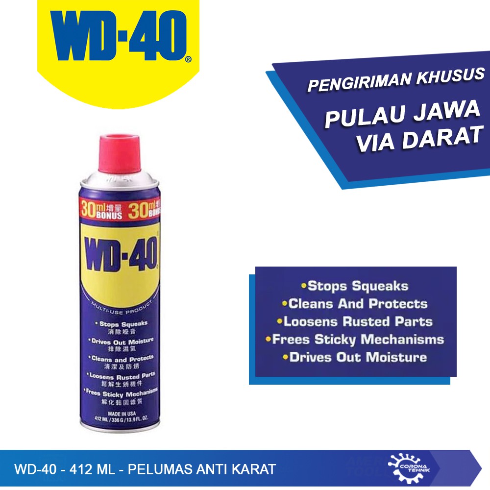 WD40 - 412 ml - Pelumas Anti Karat