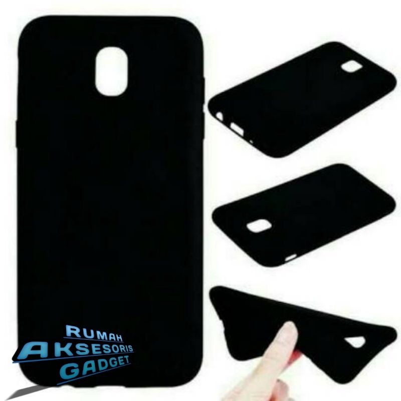 Softcase Slim black matte Infinix smart 4