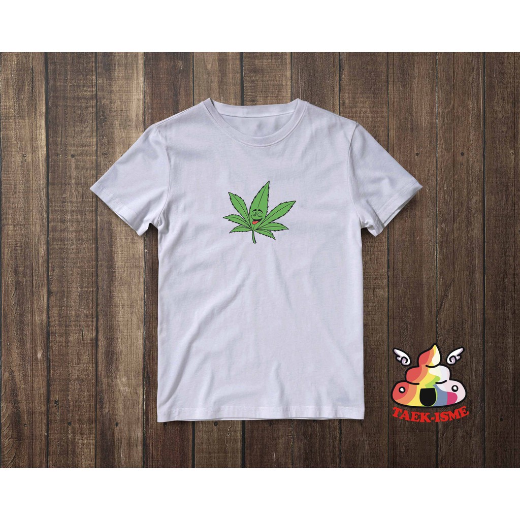 Kaos/ Baju/ Tshirt Pria, Lelaki, Ganja, Cannabis, Marijuana B