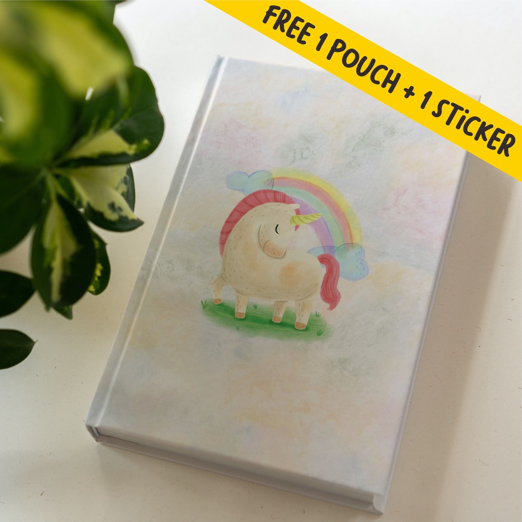 

Notebook Agenda, Dotted, dan Polos Unicorn