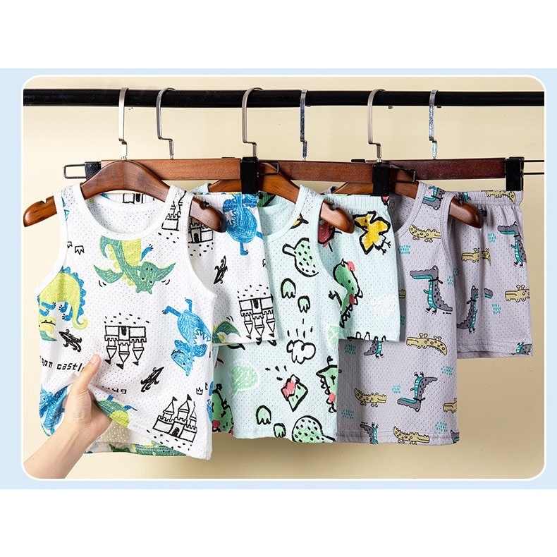 Setelan Kutung Anak Sleeveless Set Printing | Set Sleeveless Kids