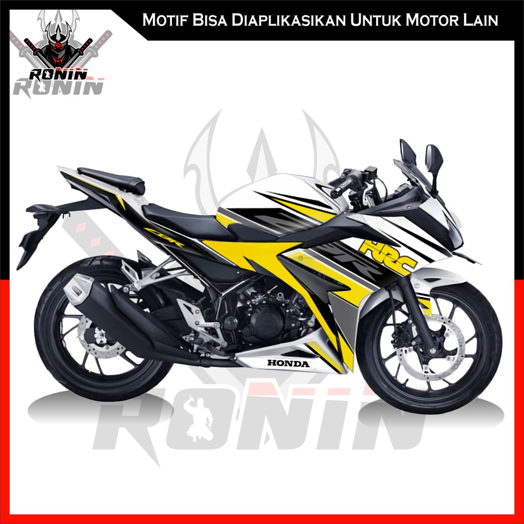 Sticker Decal Striping CBR 150R Facelift Motif HRC Simple Shopee Indonesia