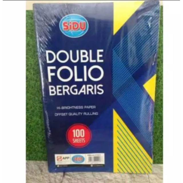 DOUBLE FOLIO BERGARIS 100 SHEETS