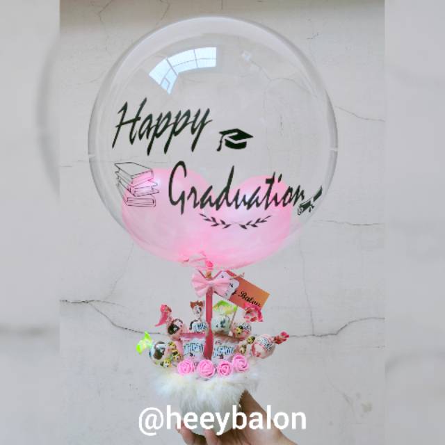 Balon Wisuda/Buket Graduation/Balon Ultah/Buket Wisuda/Balon Snack